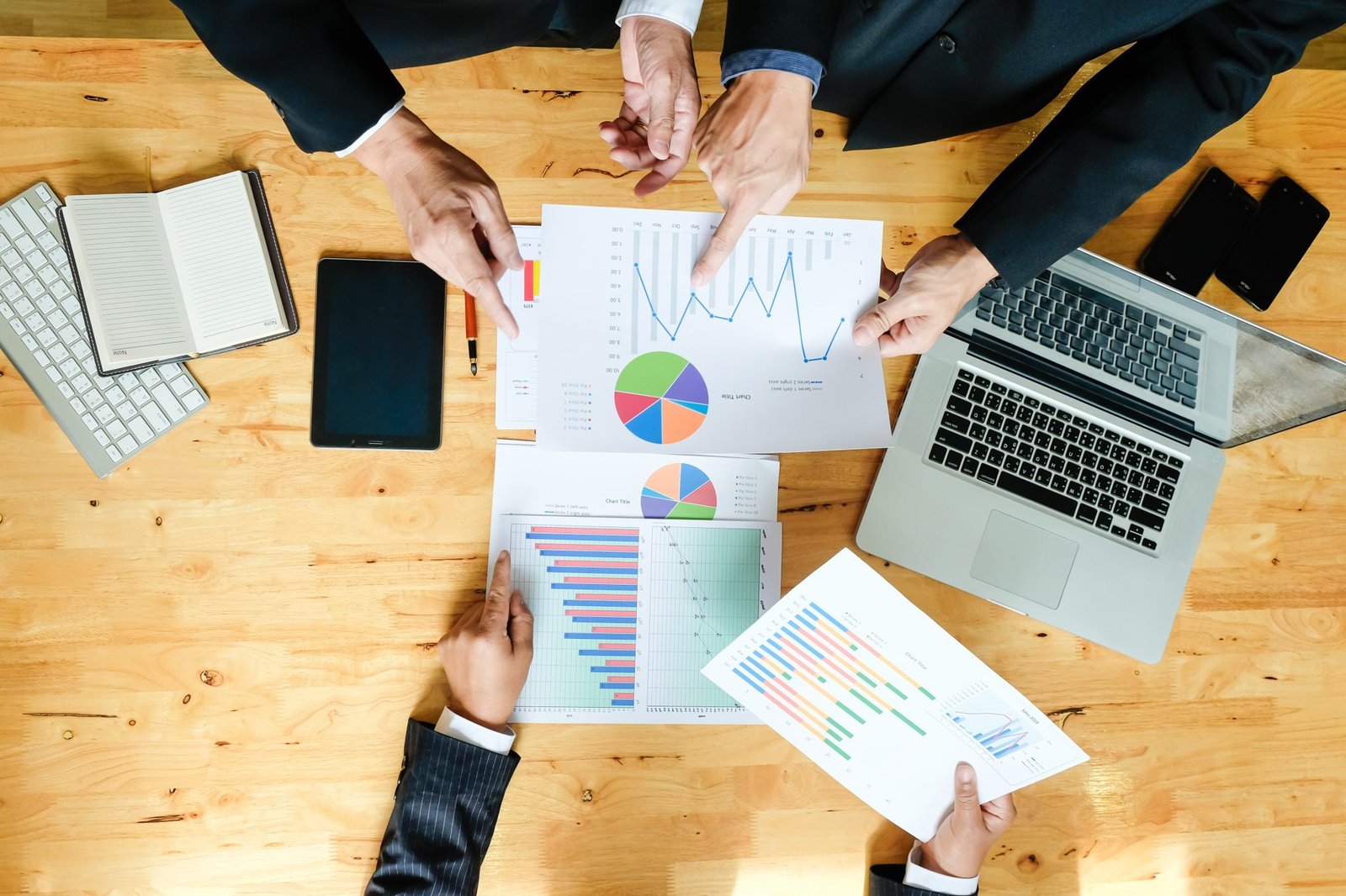 business-team-working-new-business-plan-with-modern-digital-computer-top-view